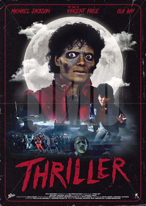 Michael Jackson THRILLER Original Poster Art Print - Etsy UK