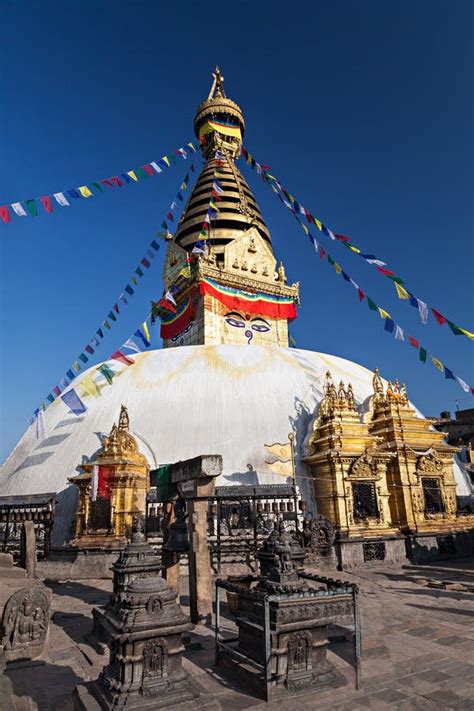 Swayambhunath Temple stock image. Image of architecture - 34787627