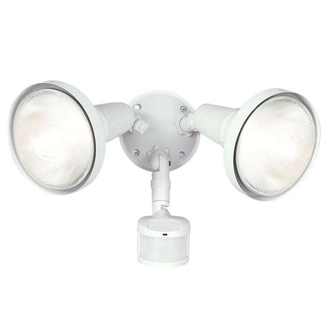 All-Pro 180° White Motion Activated Sensor Outdoor Security Flood Light ...