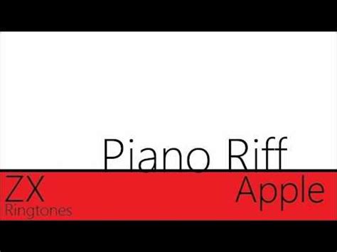 Piano Riff Ringtone | Know Your Meme