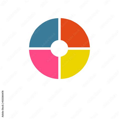 Pie Chart For Infographics Stock Vector | Adobe Stock