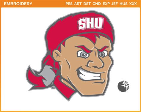 Sacred Heart Pioneers - Mascot Logo (2004) - College Sports Embroidery ...