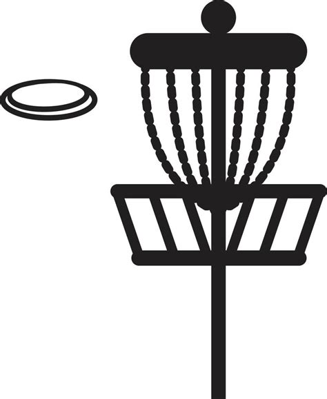 disc golf basket icon on white background. disc golf logo. disc golf sport symbol. flat style ...