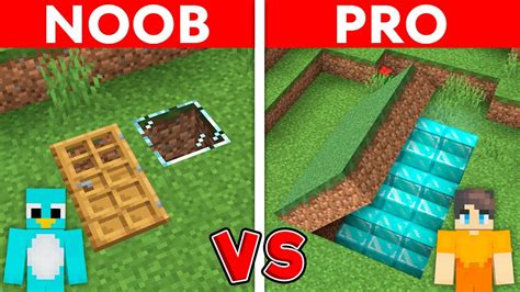 NOOB vs PRO: MILO and CHIP SECRET UNDERGROUND BASEMENT CHALLENGE in ...