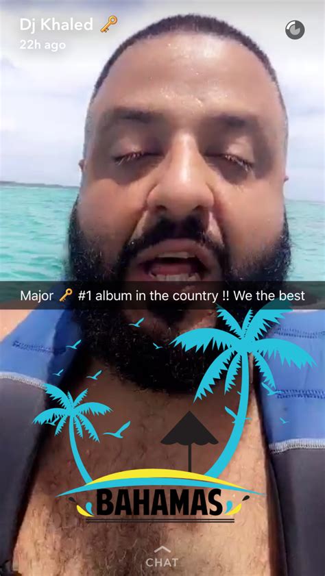 DJ Khaled celebrating his new album, Major Key, going #1 | Celebrity snapchats, Snapchat ...