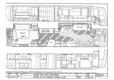 Prevost Rv Floor Plans - floorplans.click