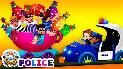 ChuChu TV Police Rail Road Chase Episode - ChuChu TV Police Fun Cartoons for Kids - YouTube