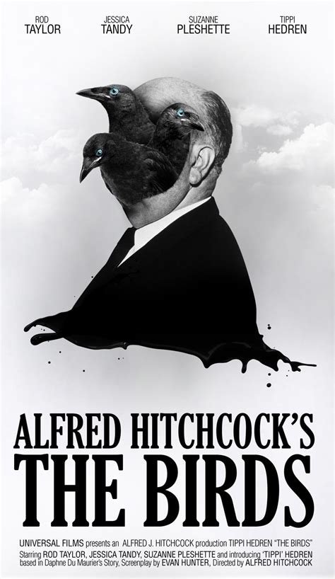 The Birds poster Remake of the movieposter ‘The Birds’. Part of the concept ‘Fly In Hotel ...