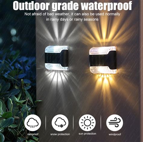 4 Pcs Solar Wall Lights – Ukdreamstore