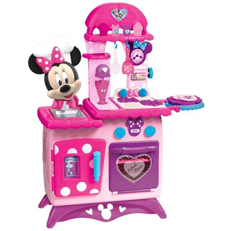 Disney Junior Minnie Mouse Flipping Fun Pretend Play Kitchen Set, Play ...