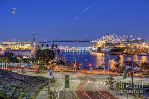 San Pedro Port of LA Waterfront Photograph by David Zanzinger