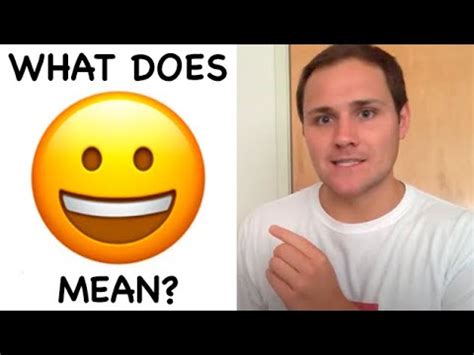 What Does the Grinning Emoji Mean? | Emojis 101 - YouTube