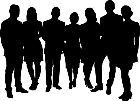 10 Group Photo Silhouette (PNG Transparent) | OnlyGFX.com