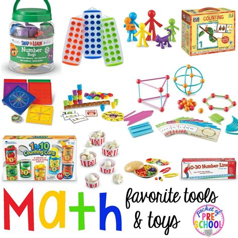 Favorite Math Tools & Toys for Preschool - Pocket of Preschool