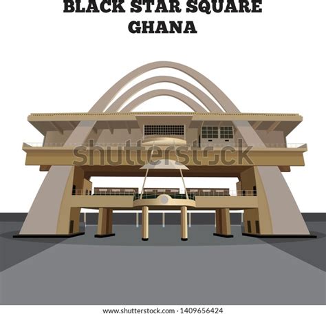 Independence Square Black Star Square Ghana Stock Vector (Royalty Free) 1409656424 | Shutterstock