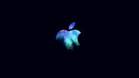 au33-apple-mac-event-logo-dark-illustration-art-blue-wallpaper