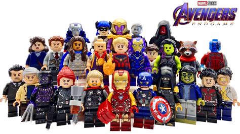 LEGO Avengers Endgame How To Build / Upgrade All Main Characters - YouTube