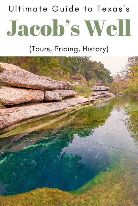 Ultimate Guide to Jacob’s Well, Texas (Tours, Pricing, History, Map) - World of Caves