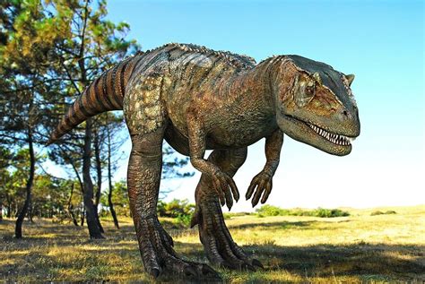 Allosaurus Dinosaur, Artwork Photograph by Roger Harris