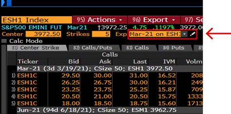 CME Equity Index Options on Futures Bloomberg Cheat Sheet - CME Group