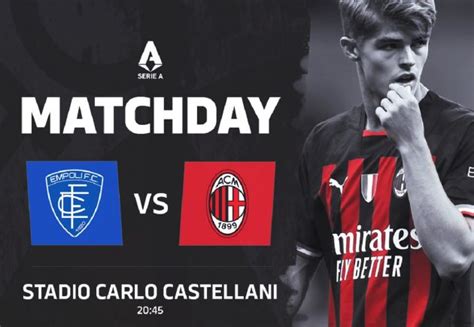 Official: Empoli vs. AC Milan starting XIs - three changes as Ballo ...