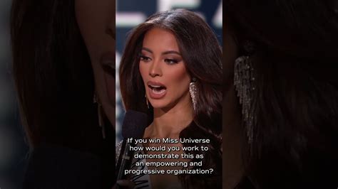 TOP 3 Q&A! How would you answer this question? #missuniverse ...