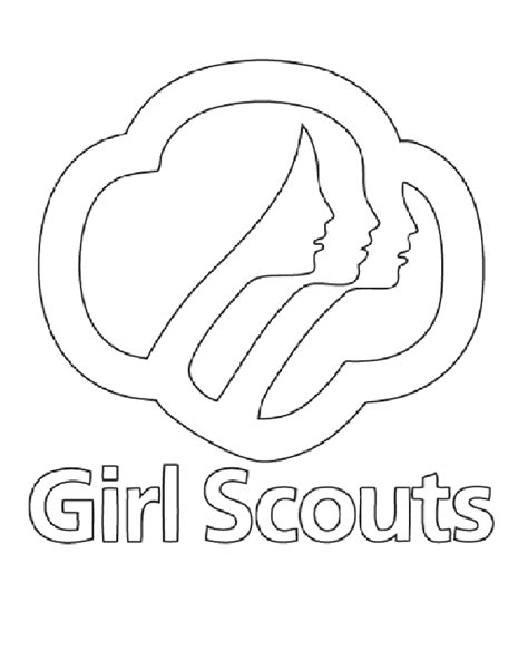 Girl Scout Cookie Coloring Pages - Coloring Home