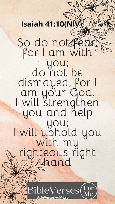 Isaiah 41:10 – Bible Verses For Me