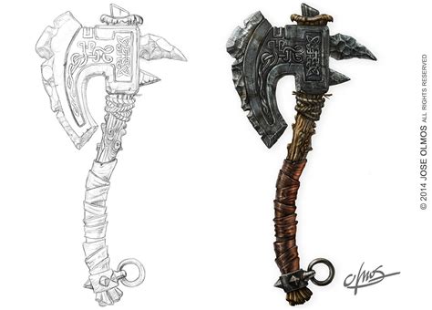 Viking Axe Drawing at PaintingValley.com | Explore collection of Viking Axe Drawing