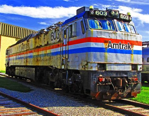 Retired Amtrak E60 Locomotive | Love's Photo Album | Amtrak, Travel photos, Locomotive