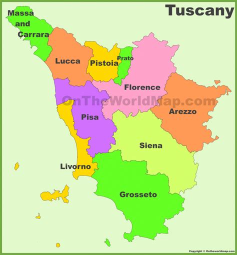 Tuscany & Umbria - Driving - Map | Italy In 2019 | Tuscany Map Intended ...