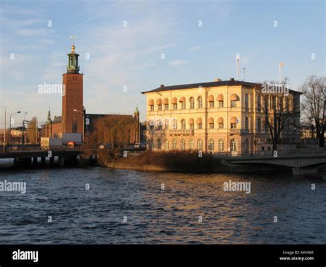 Stockholm city skyline Stock Photo - Alamy