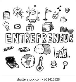 Entrepreneur Clipart Black And White