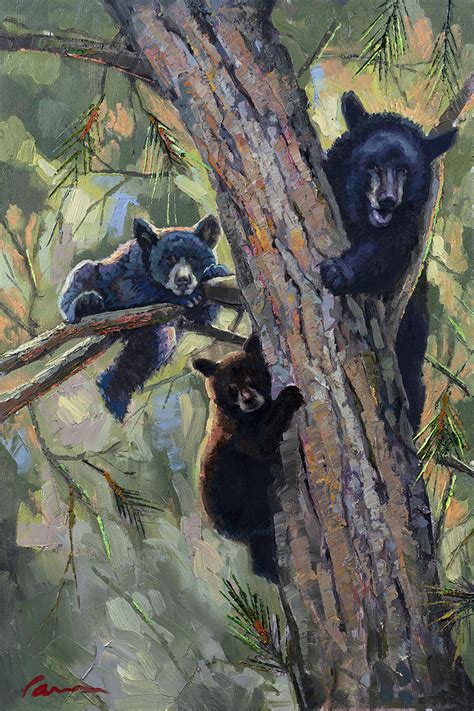 Creative Abstract Bear Paintings That Showcase Wildlife