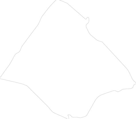 Premium Vector | Tadjourah Djibouti outline map