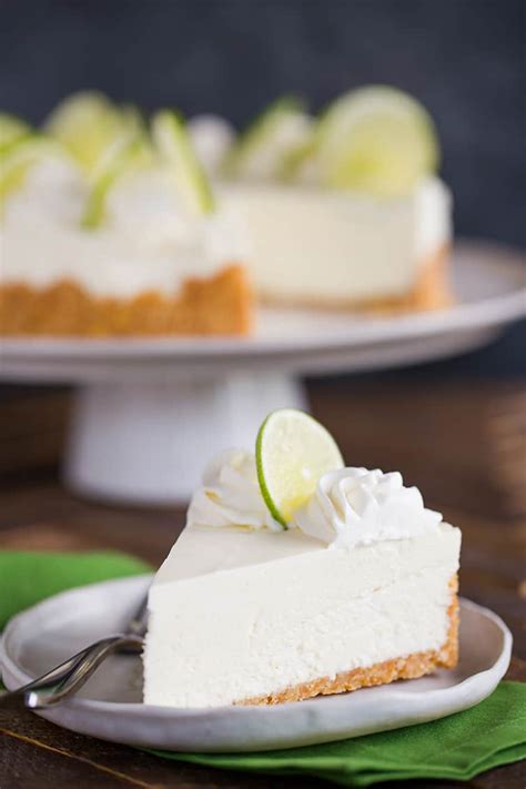 No Bake Key Lime Cheesecake - Brown Eyed Baker