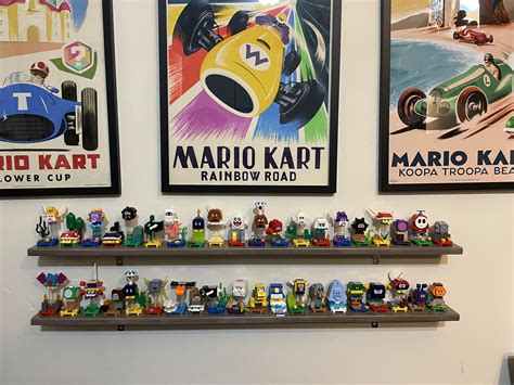 Here’s my display of all the Lego Mario characters, series 1-4: : r/lego