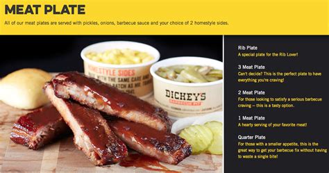 Dickey’s Barbecue Pit Menu | OC Restaurant Guides