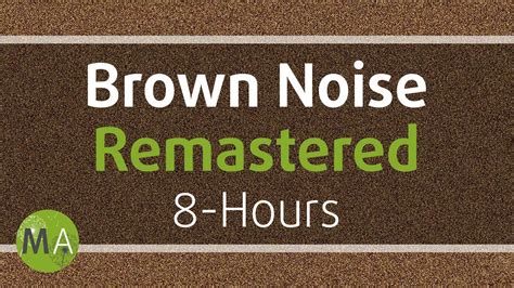 Smoothed Brown Noise 8-Hours - Remastered, for Relaxation, Sleep, S...