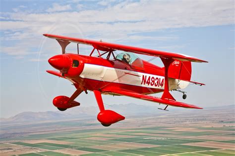 A Pitts Special S-2A aerobatic biplane in flight near Chandler Arizona Poster Print - Walmart.com