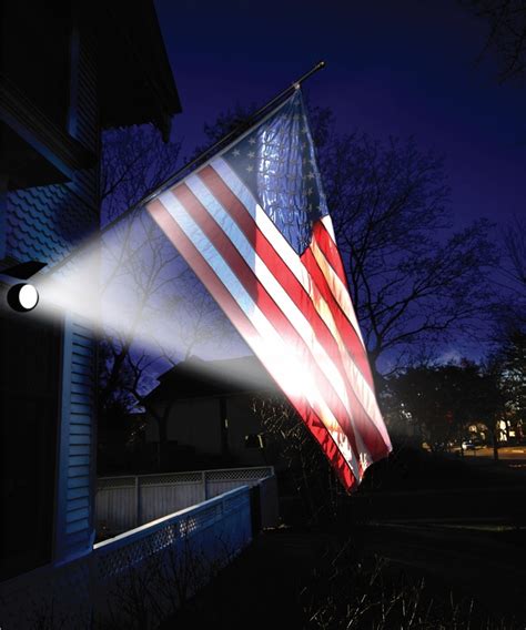 Solar Powered LED Flag Light