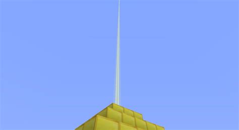 Golden Beacon Pyramid Minecraft Project