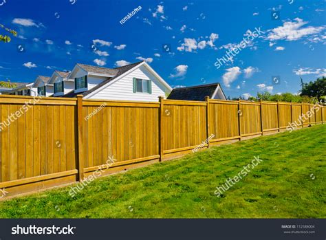 Long Wooden Fence. Stock Photo 112588004 : Shutterstock