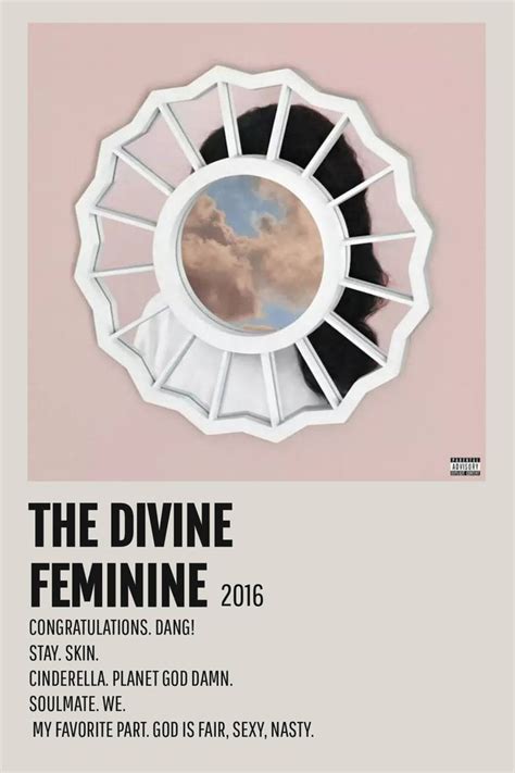 The Divine Feminine Mac Miller Minimalist Album Poster