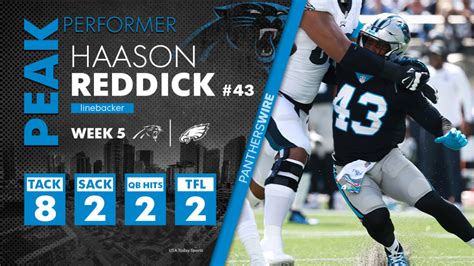 Panthers Week 5 Peak Performer: LB Haason Reddick