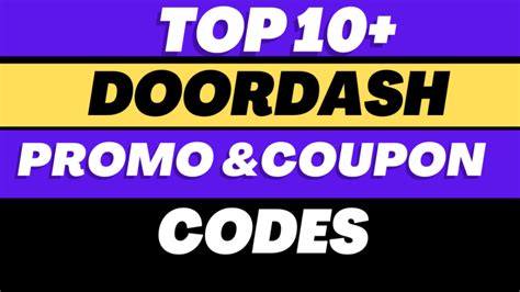 Best DoorDash Promo Codes And Coupons Today. - 1blogxyz.com