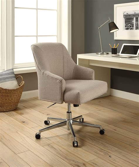 Serta Style Leighton Home Office Chair, Beige Twill Fabric - Walmart.com in 2021 | Home office ...