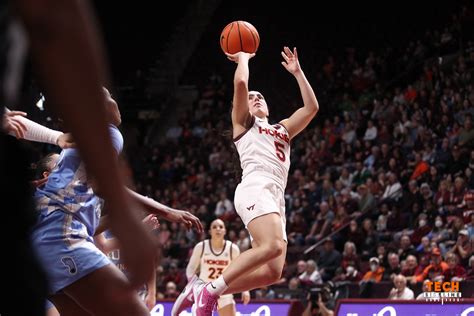 No. 7 Virginia Tech Women's Basketball Holds Off No. 13 North Carolina