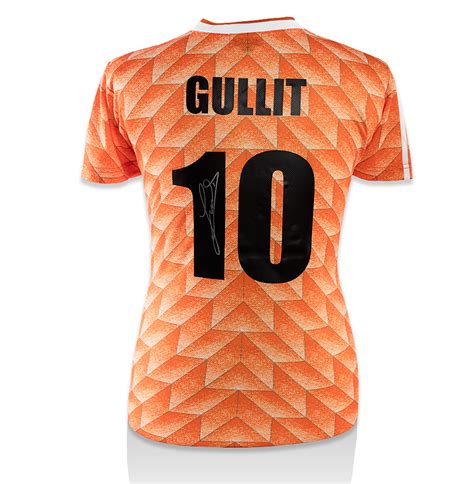 Ruud Gullit Back Signed Netherlands UEFA EURO 1988 Shirt Autograph Jersey | eBay