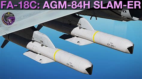 FA-18C Hornet: AGM-84H SLAM-ER (PP/TOO)(Single/Ripple) Tutorial | DCS ...